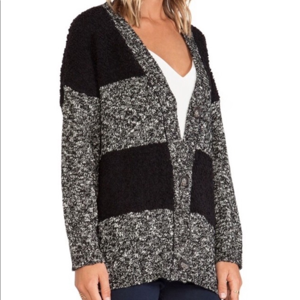 Sanctuary oversized Boule color block knit sweater - Picture 2 of 15